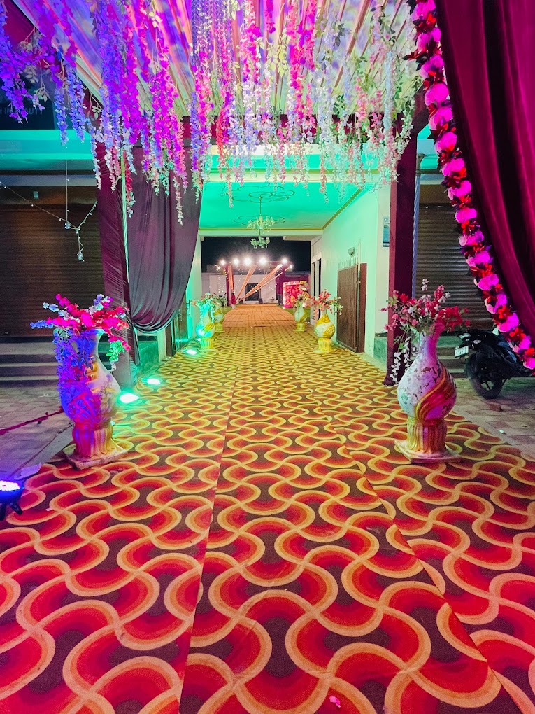 Majestic wedding lawn at AmarVandana Palace